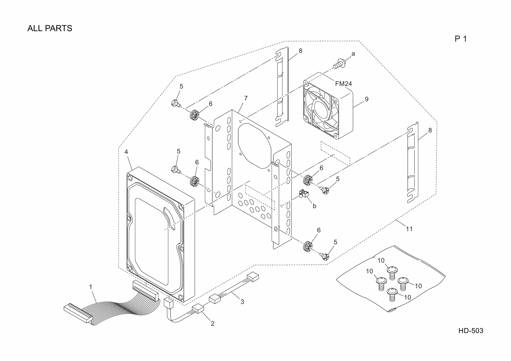 Konica-Minolta Options HD-503 15NL Parts Manual-5